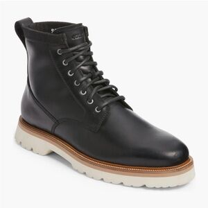 Cole Haan Black American Classics Waterproof Leather Boot Men’s Size 8.5 C36310